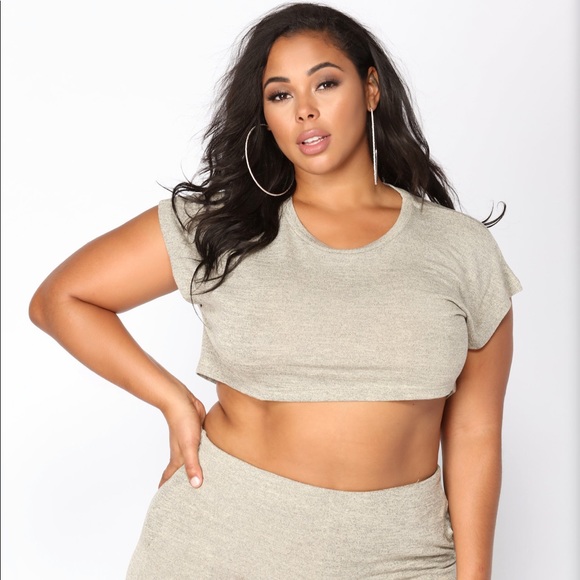 fashion nova plus size 2 piece sets